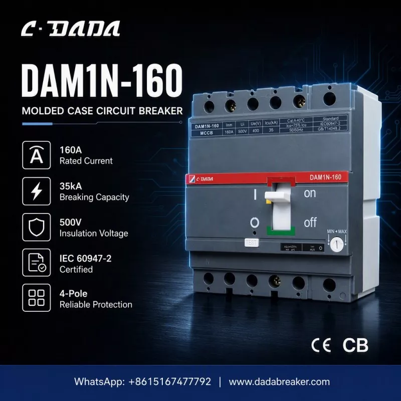 Mbrojtje precize për rrjetet industriale: C·DADA DAM1N-160 MCCB